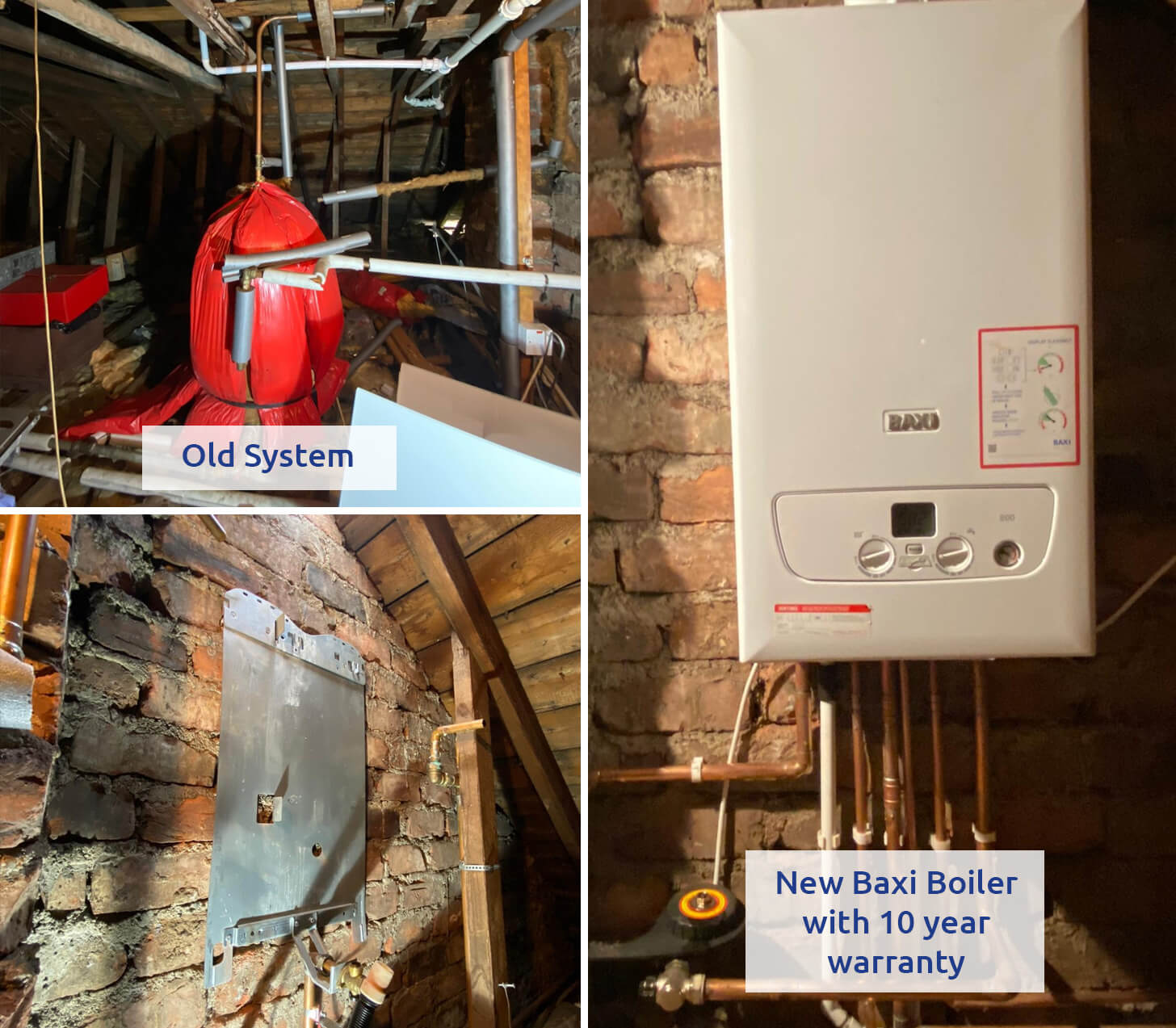 switching from an old gravity boiler to a combi boiler 